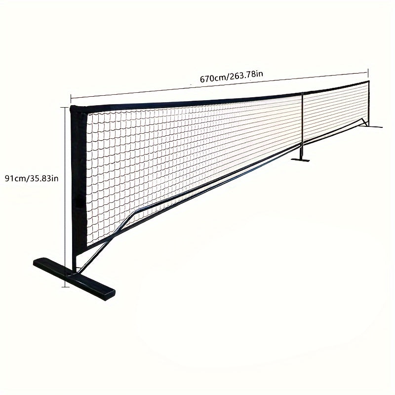 Portable Pickleball Net Frame with Replacement Net