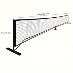 Portable Pickleball Net Frame with Replacement Net