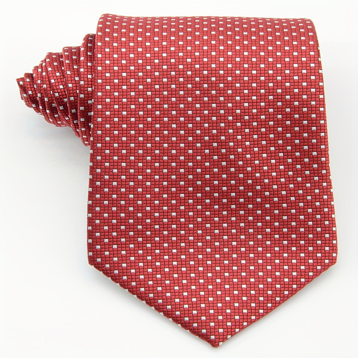 Men's Classic Plaid Style Dot Tie Box Packaging