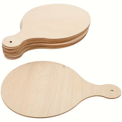 6pcs Mini Wooden Cutting Board Round Charcuterie Boards