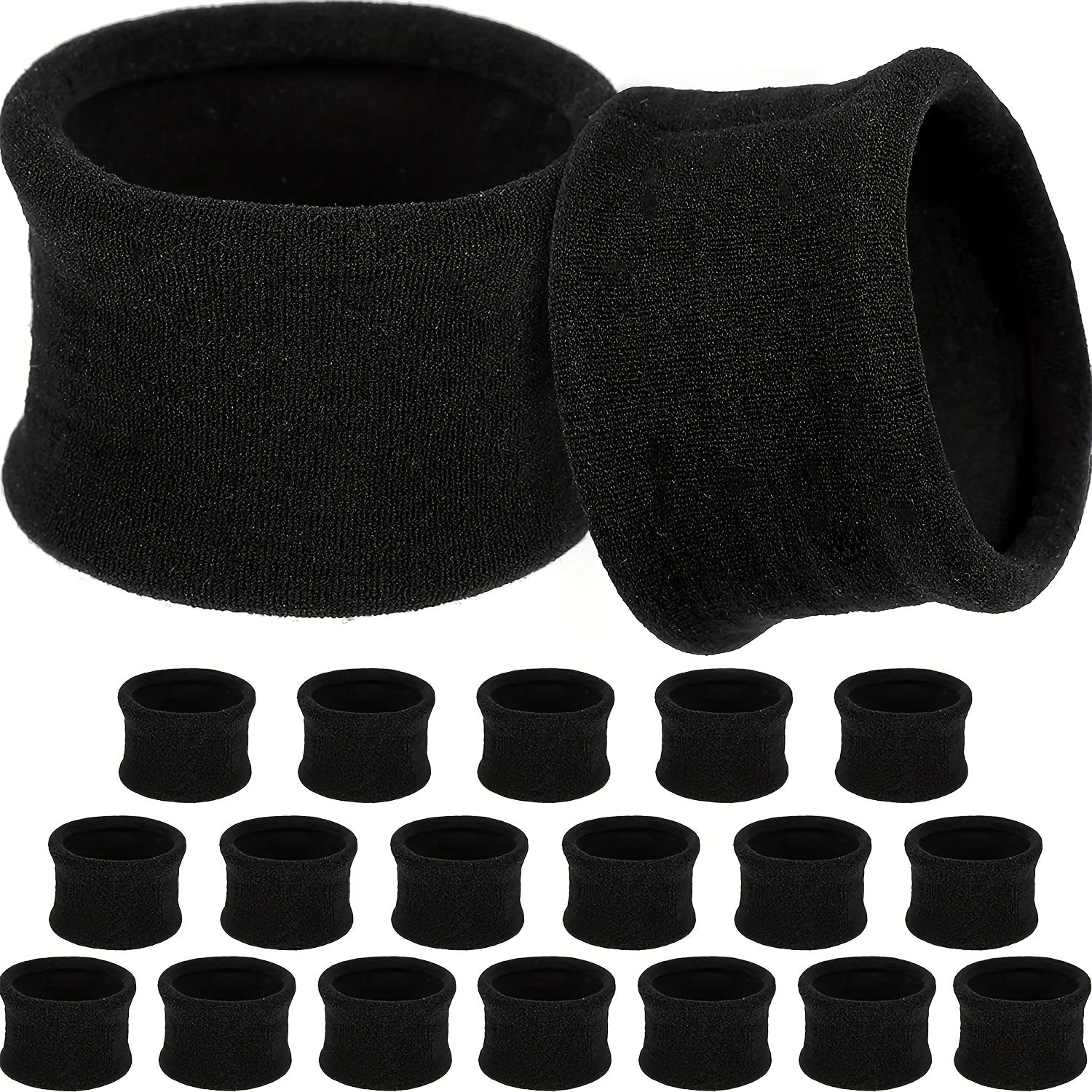 Large Elastic Hair Rope Wide Hair Tie Ponytail Holder Hair Accessories Women