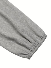 Solid Long Sleeve Smock Dress