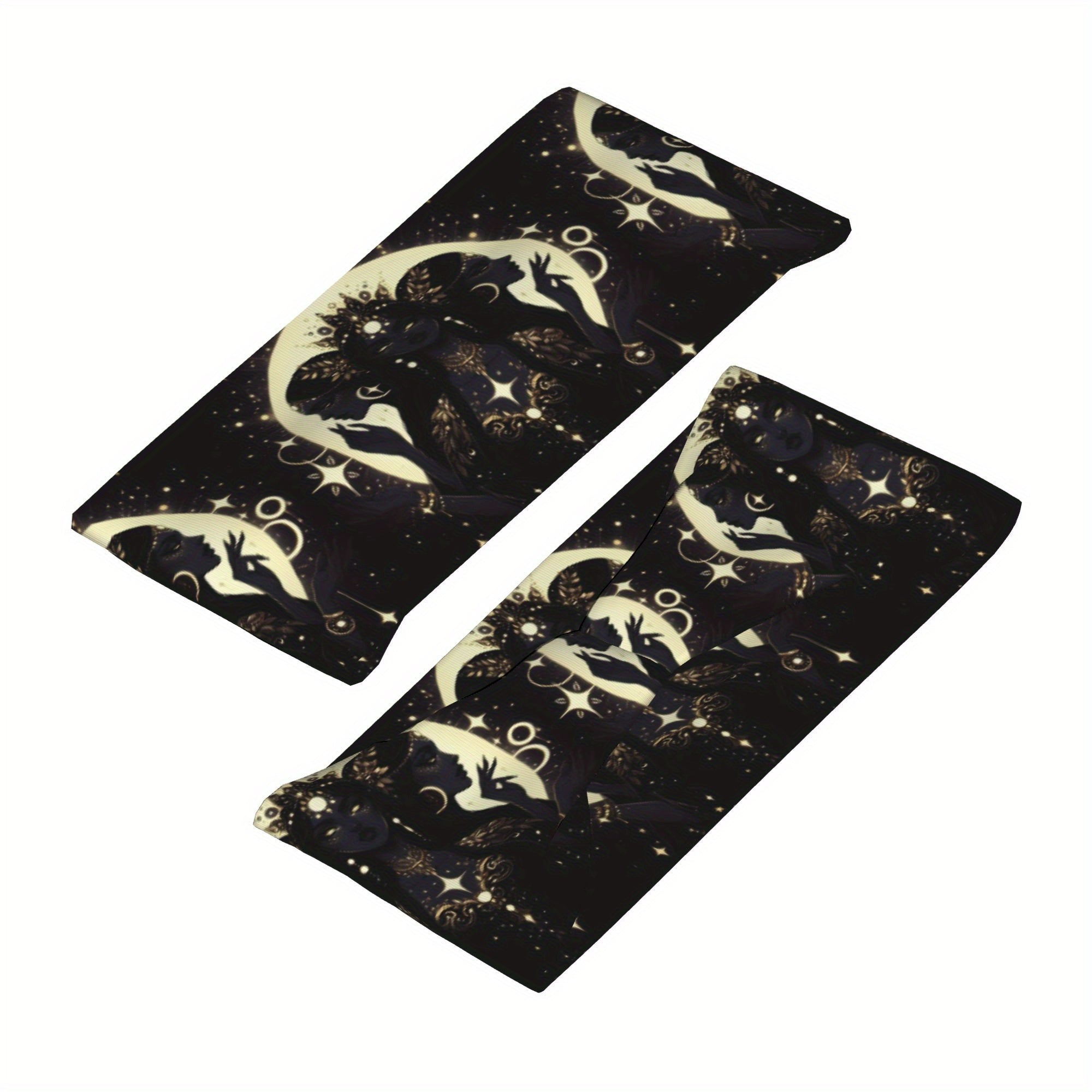 Triple Moon Unisex Sports Headband Sweat Wicking Stretchy Polyester