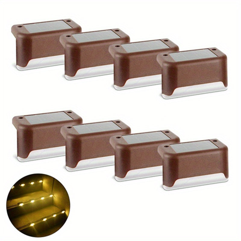 LED Solar Fence Light Outdoor Staircase Decoration Wall Light