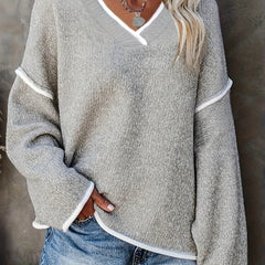 Women's Plus Casual Sweater Loose Pullover Jumper