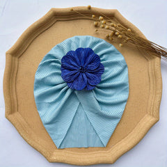 Baby Girls Flowers Decor Cap Hair Wrap Head Accessories for Outdoor