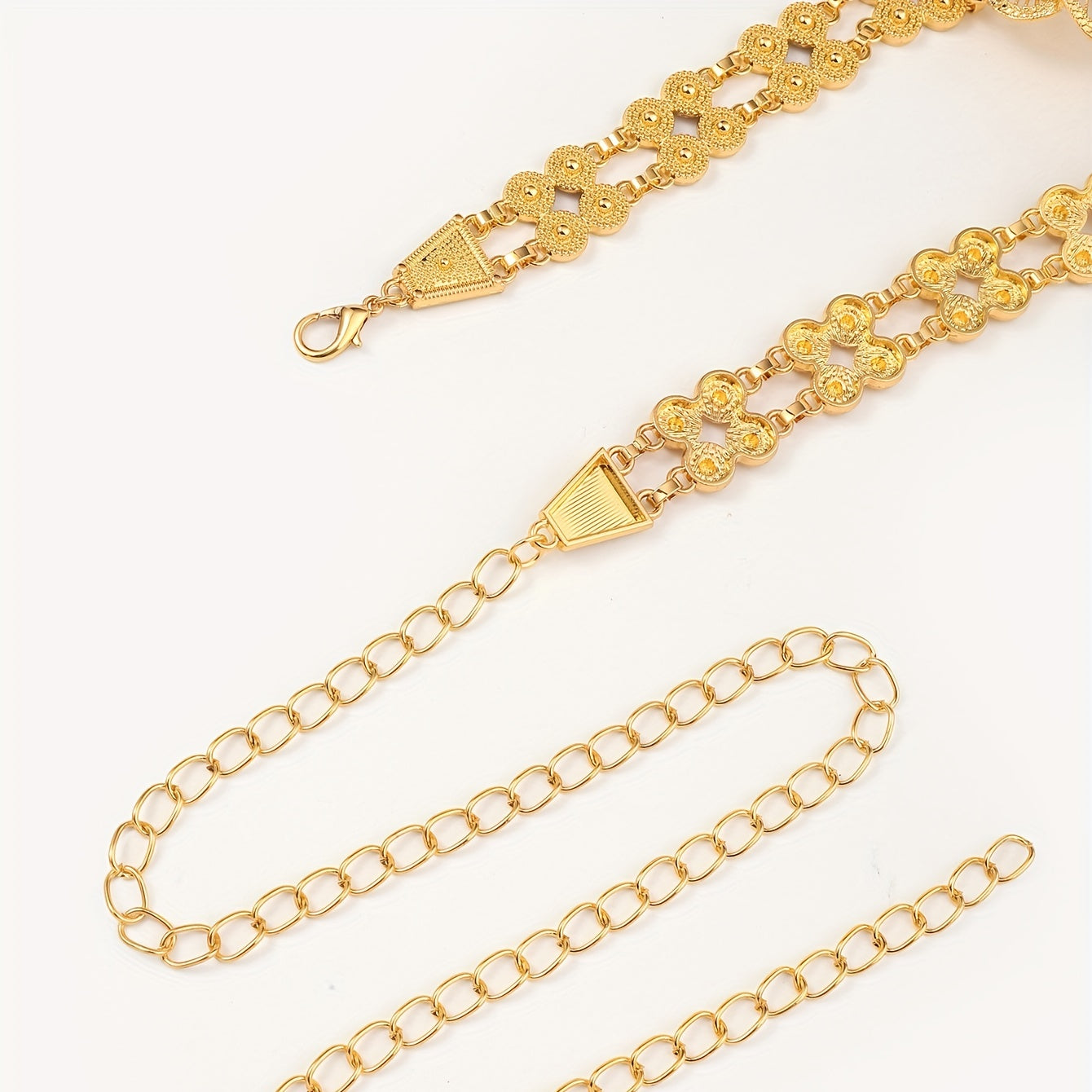 Boho Flower Waist Chain Indian Style Dance Belt