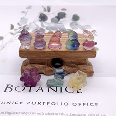 Colorful Transparent Mixed Style Cartoon Christmas Series Collection Ornaments