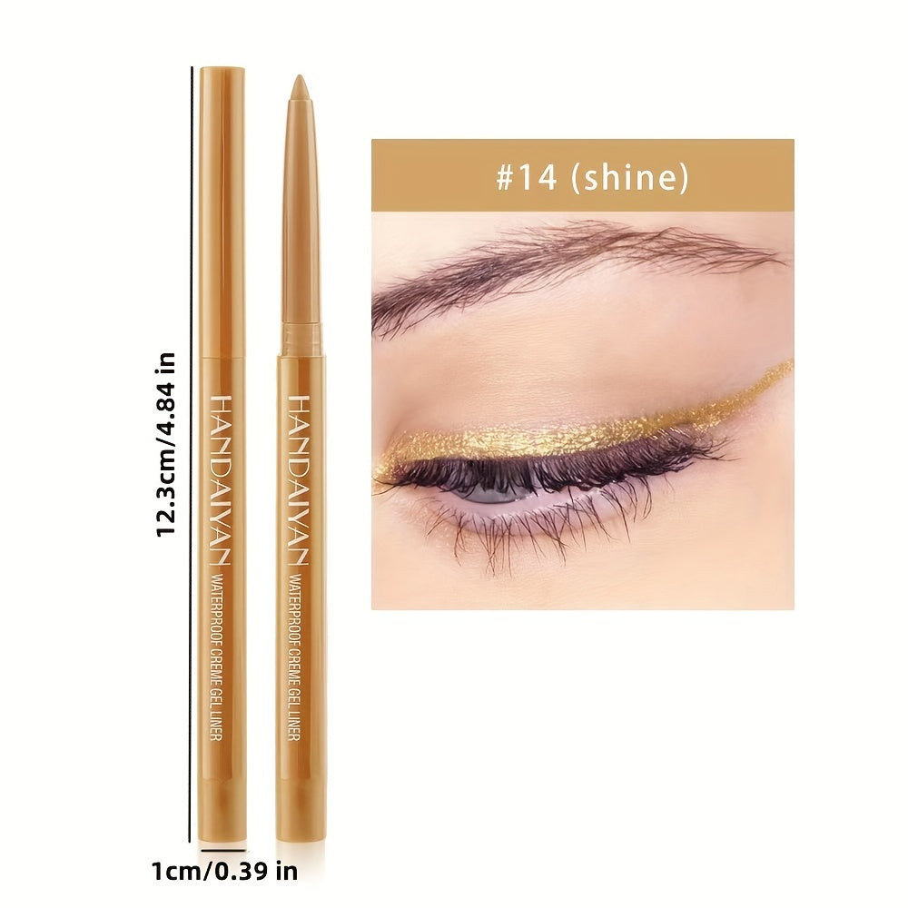 Pearly Matte Gel Eyeliner Pen Waterproof Smudge Proof