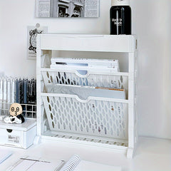Desktop Storage Rack for Office Desk Stationery Organizer