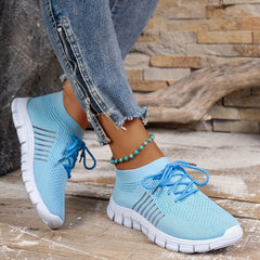 Women's Breathable Tennis Sports Shoes Lightweight Non slip Low Top
