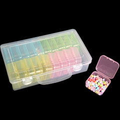 Colorful 20 Grids 6 Colors Jewelry Storage Box