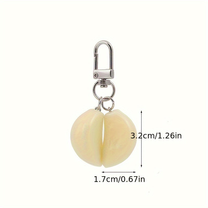 Garlic Pendant Keychain for Car Keys Backpacks Wallets
