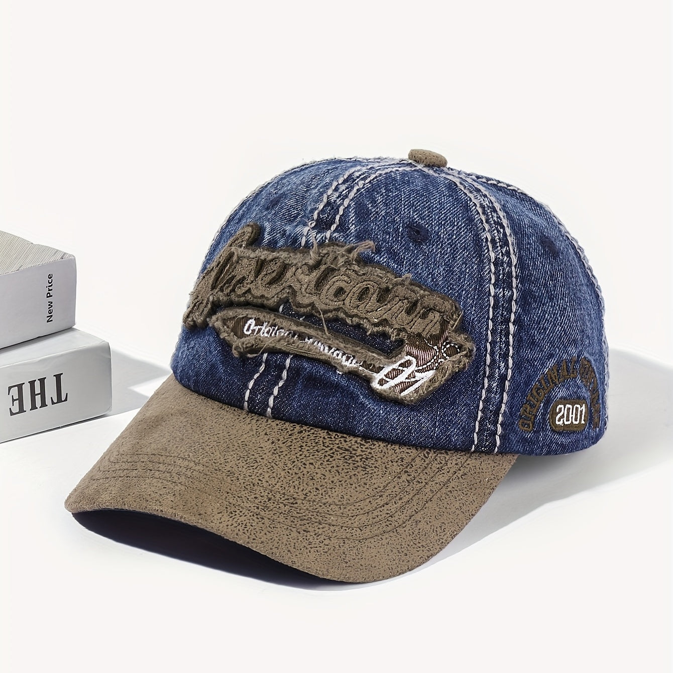 Unisex Sunshade Adjustable Casual Baseball Cap With Letter Embroidery