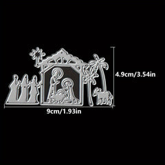 Jesus Birthday Metal Cutting Dies Stencils For Scrapbooking Cards