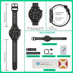 Youth Demon GPS Smart Watch for Teens 3ATM High AMOLED AOD Display