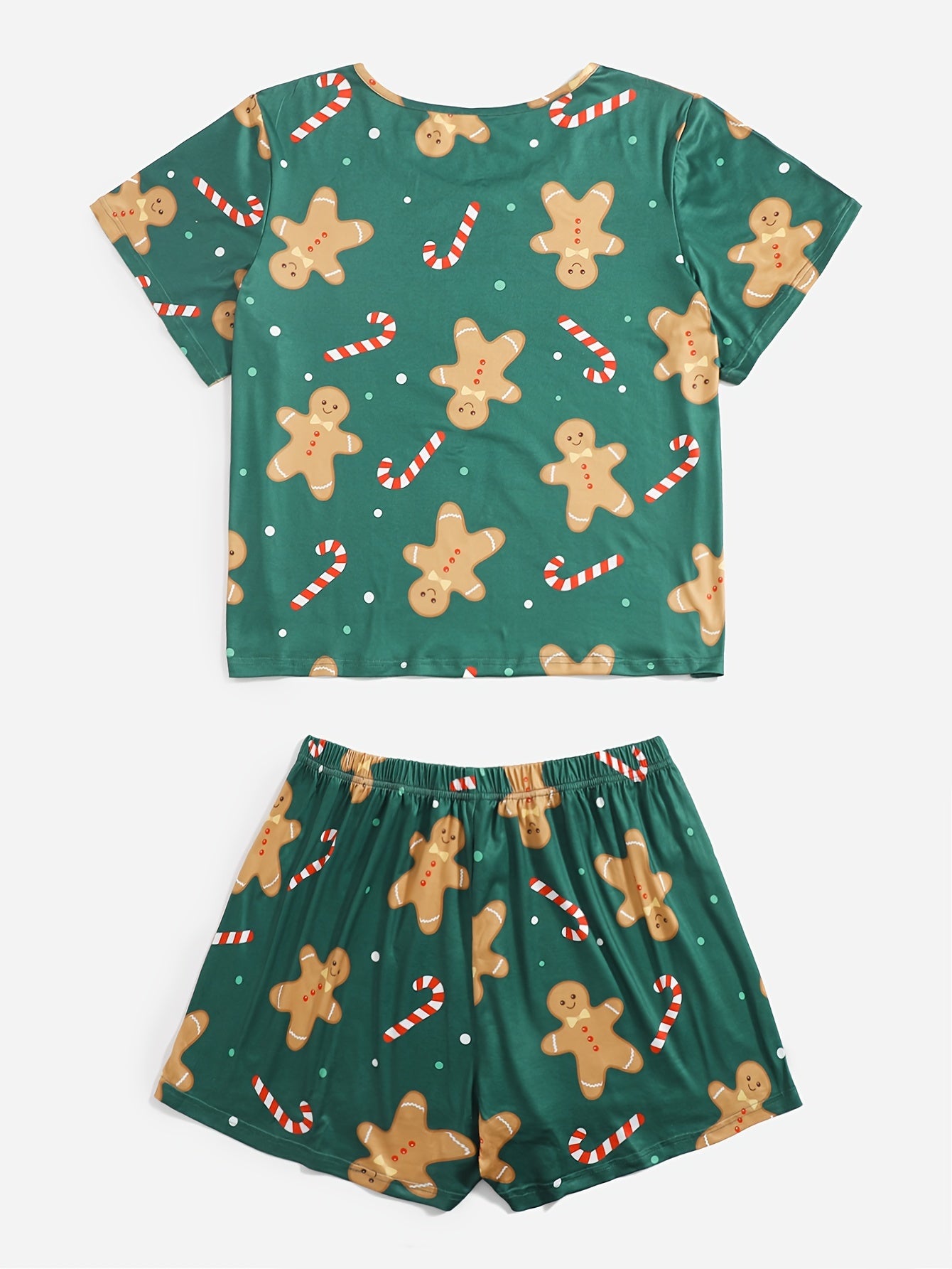 Gingerbread Man & Lollipop Print Lounge Set