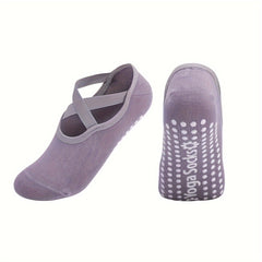 Women's Non Slip Yoga Socks with Extra Grips - 3 Pack