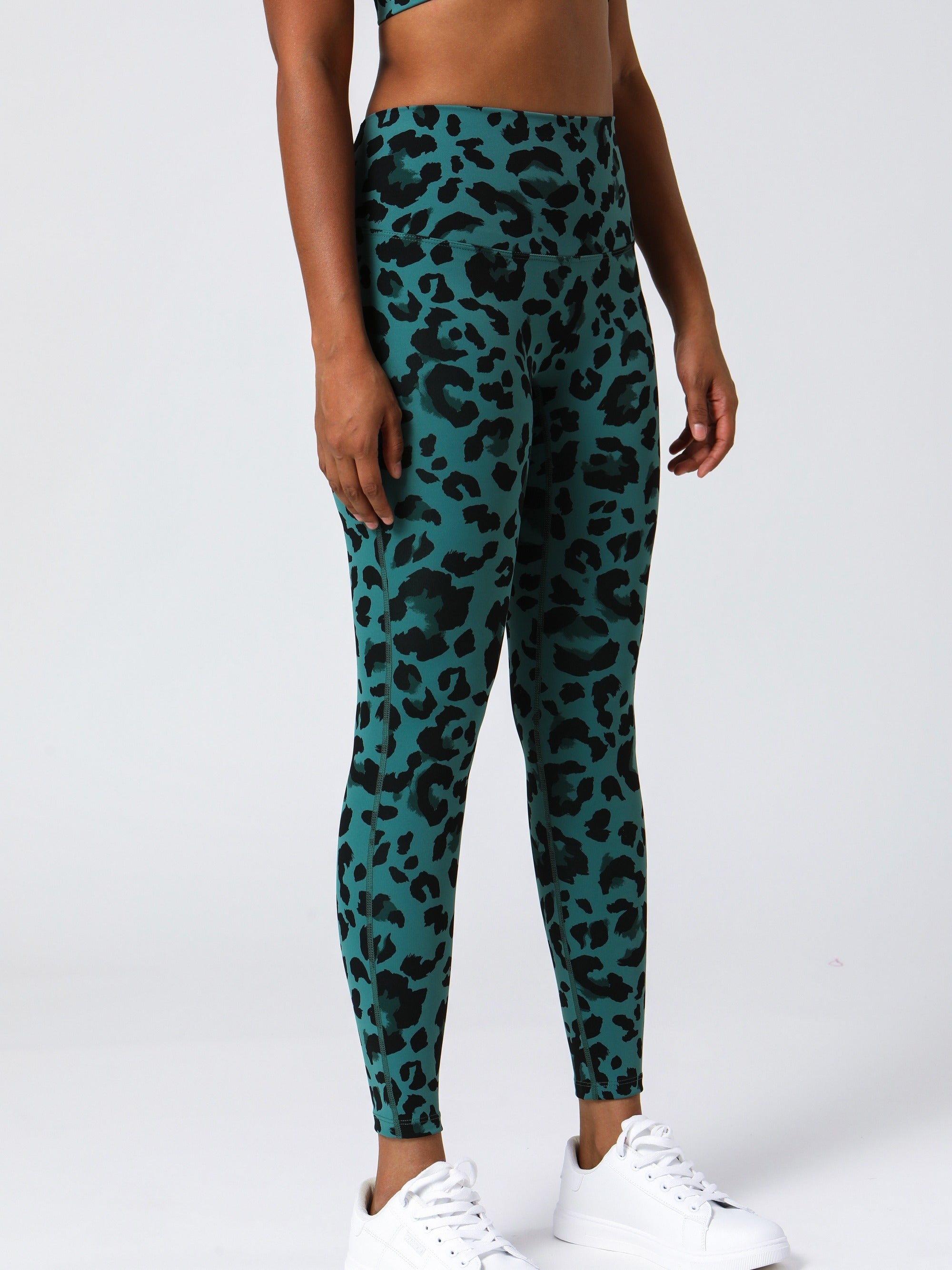 High Waist Wide Waistband Sports Pants Butt Lifting Leggings