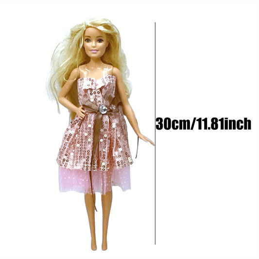 Princess Wedding Doll Evening Dress - High End Mesh Dresses