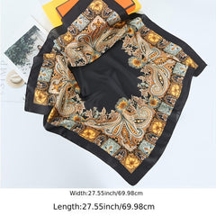 Women's Satin Silk Hair Wrapping Scarf Night Sleeping Headscarf