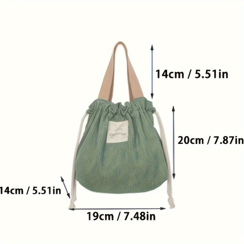 Portable Lunch Box Bag Drawstring Storage Bag for Picnic Camping