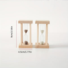 Wooden Retro Hourglass Timer for Time Management