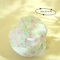 Printed Reversible Bucket Hat for Women