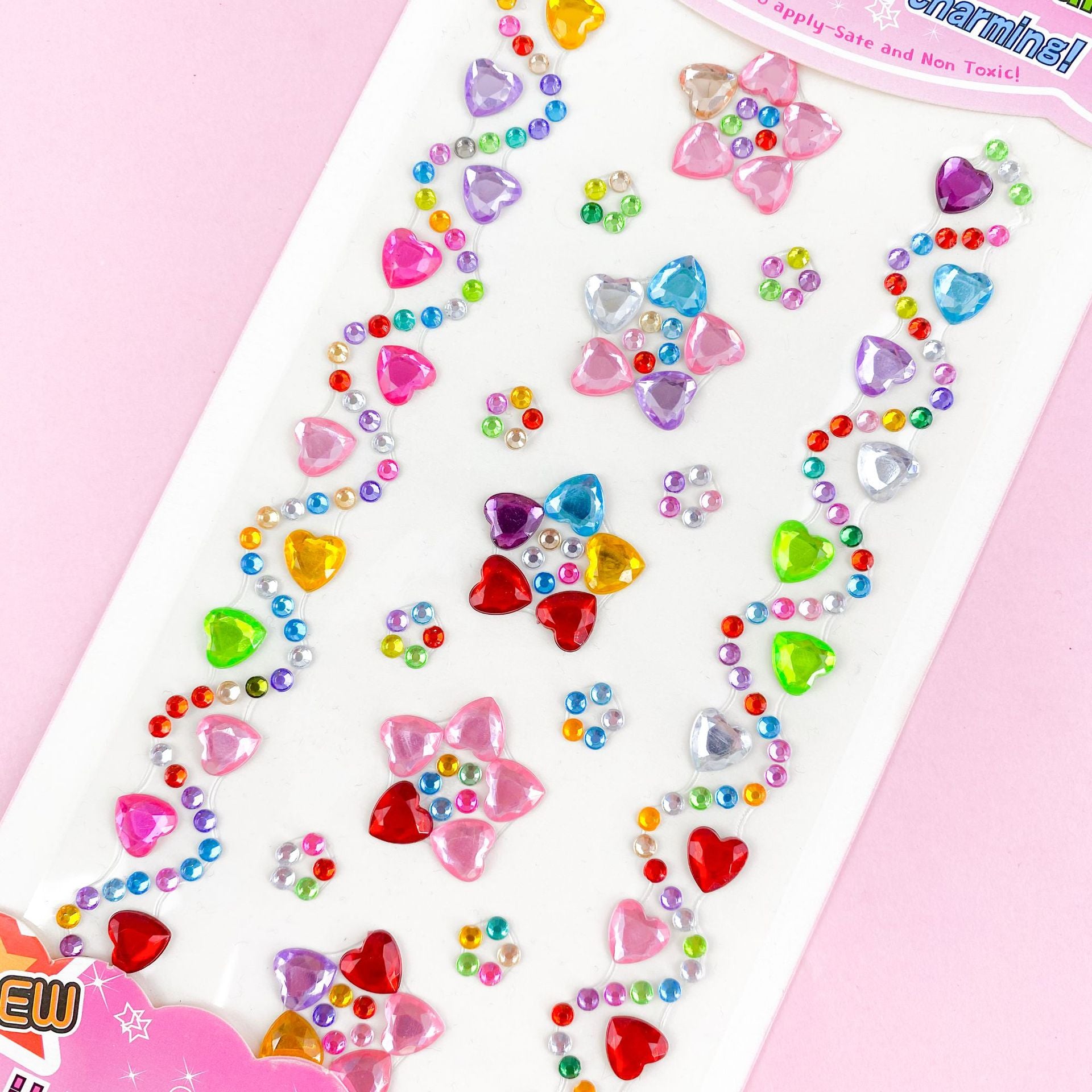 3D Diamond Stickers Acrylic Butterfly Crown Flowers DIY Crafts