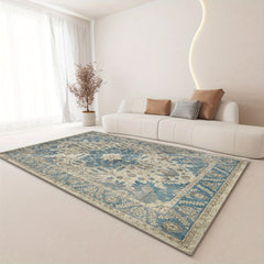 Vintage Nordic Bohemian Living Room Carpet Sofa Coffee Table Washable Entry Rug