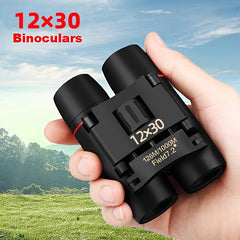 Compact Lightweight Foldable Binoculars HD Portable Waterproof Mini Binoculars