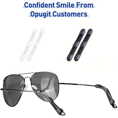 Silicone Eyeglasses Temple Tips Sleeve Retainer Anti Slip Elastic Comfort