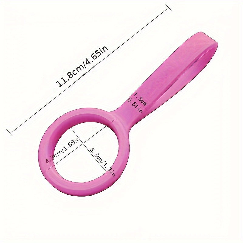 Portable Silicone Water Bottle Buckle Handle for Outdoor Camping Hiking