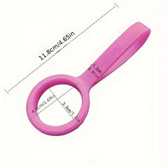 Portable Silicone Water Bottle Buckle Handle for Outdoor Camping Hiking