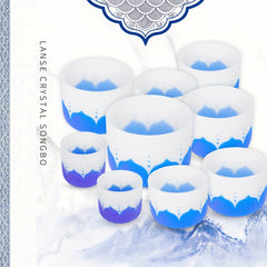 Lotus Crystal Bowl Set - Experience Healing Sound 15-56cm