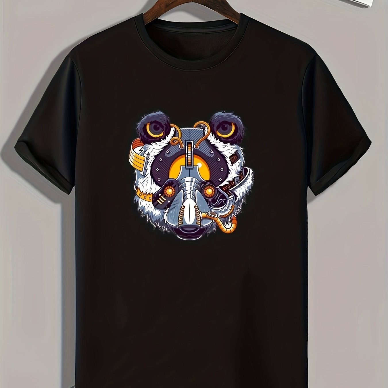 Pattern Print Men's Graphic T-shirt Casual Comfy Tees For Summer