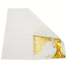 20pcs Bridal Wedding Bronzing Printing Disposable Napkin 33 02cmx33 02cm