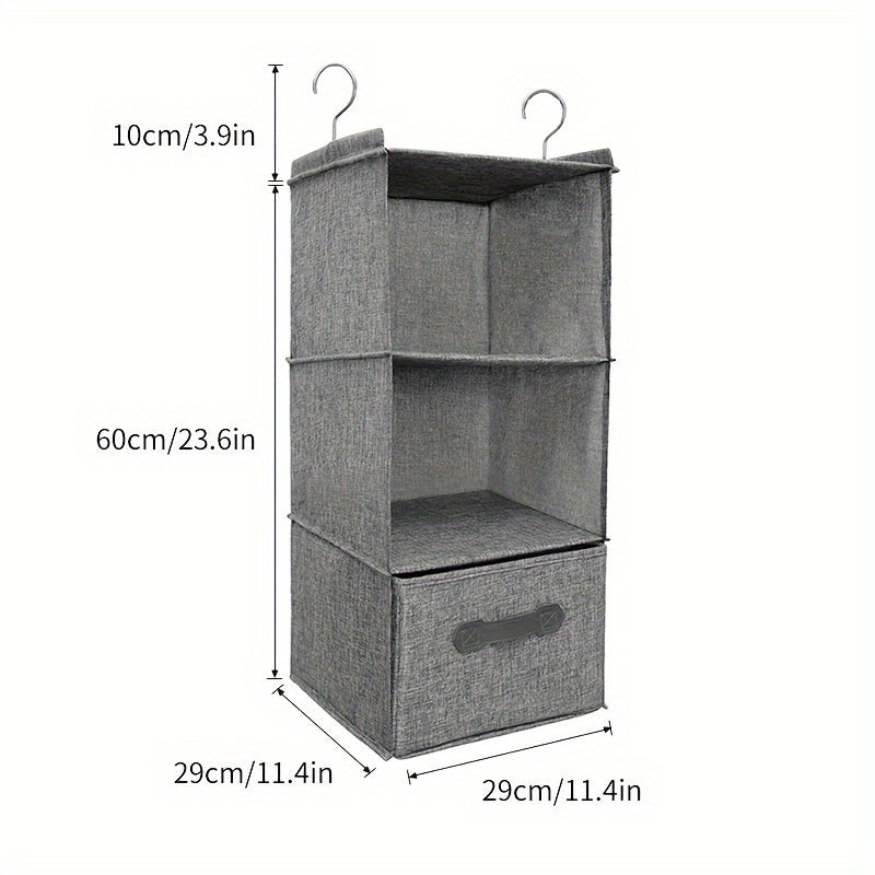 1pc Hanging Underwear Bag Dust-proof Storage Bag For Socks Bras