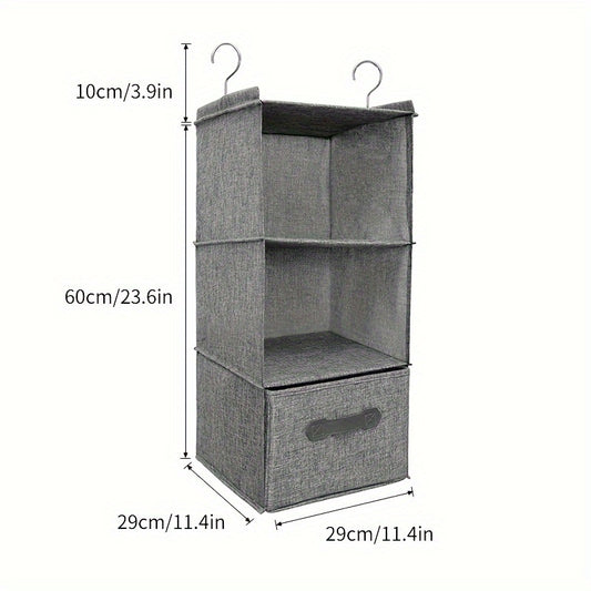 1pc Hanging Underwear Bag Dust-proof Storage Bag For Socks Bras