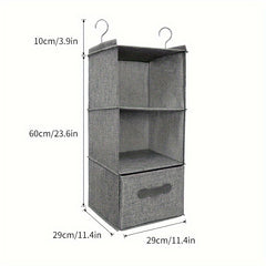 1pc Hanging Underwear Bag Dust-proof Storage Bag For Socks Bras