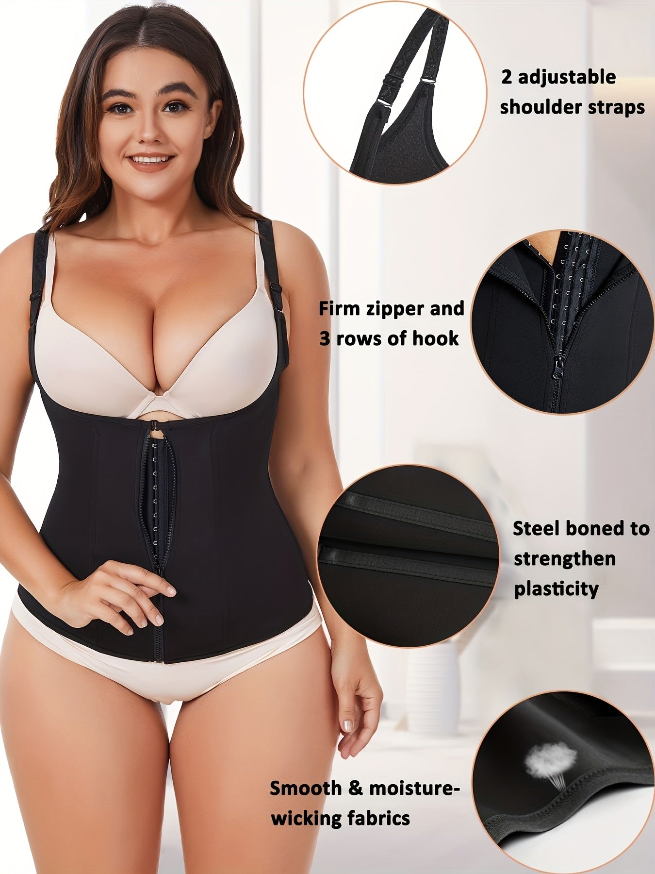 Casual Shapewear Women's Tummy Control Buckle Breast Lifting