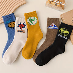 5 Pairs Winter Thick Casual Soft Socks for Men & Women