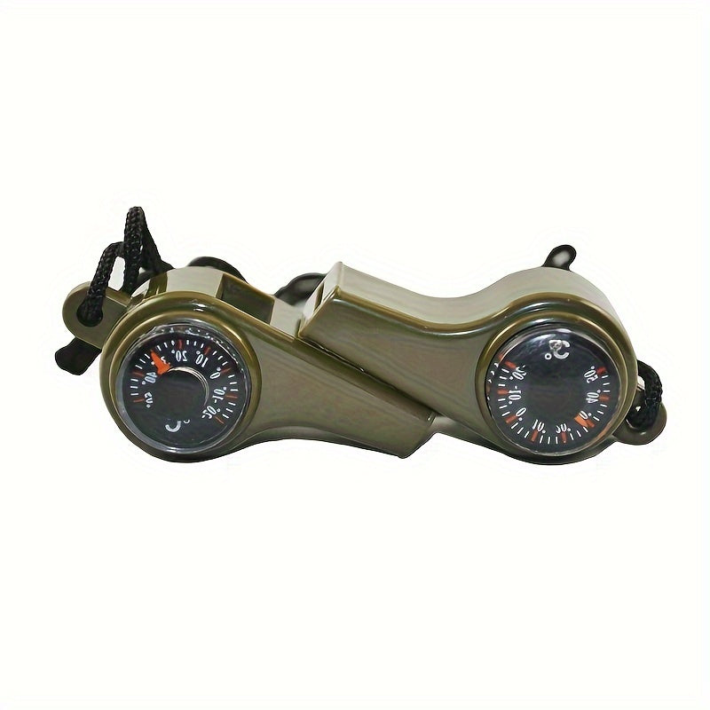 3 in 1 Whistle with Compass and Thermometer, 2pcs