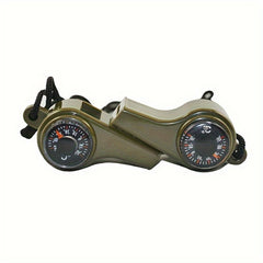 3 in 1 Whistle with Compass and Thermometer, 2pcs