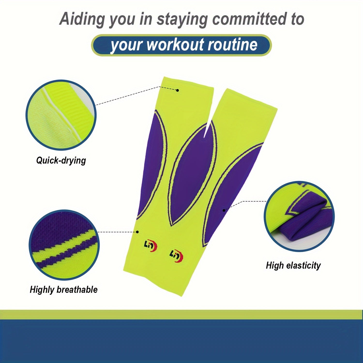 1 Pair Sports Arm Guard - Size Up!