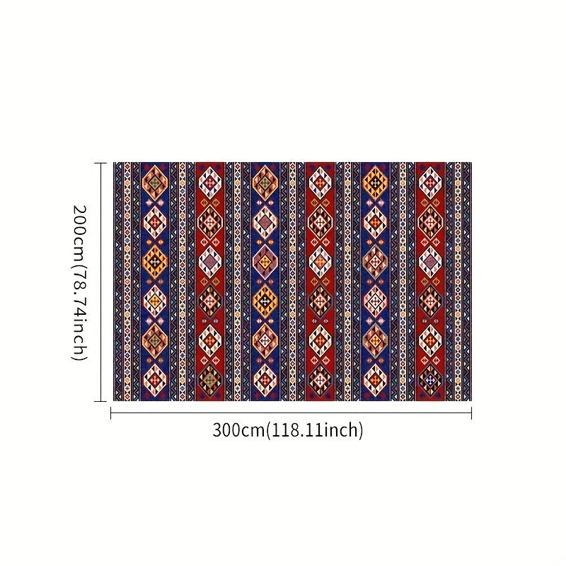 Modern Abstract Art Area Rug Geometry Floor Carpet Indoor Non Slip Easy Clean