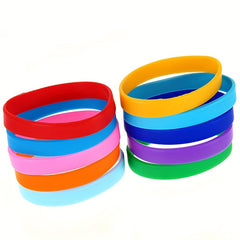 Waterproof Silicone Sport Bracelet Rubber Band Wristband