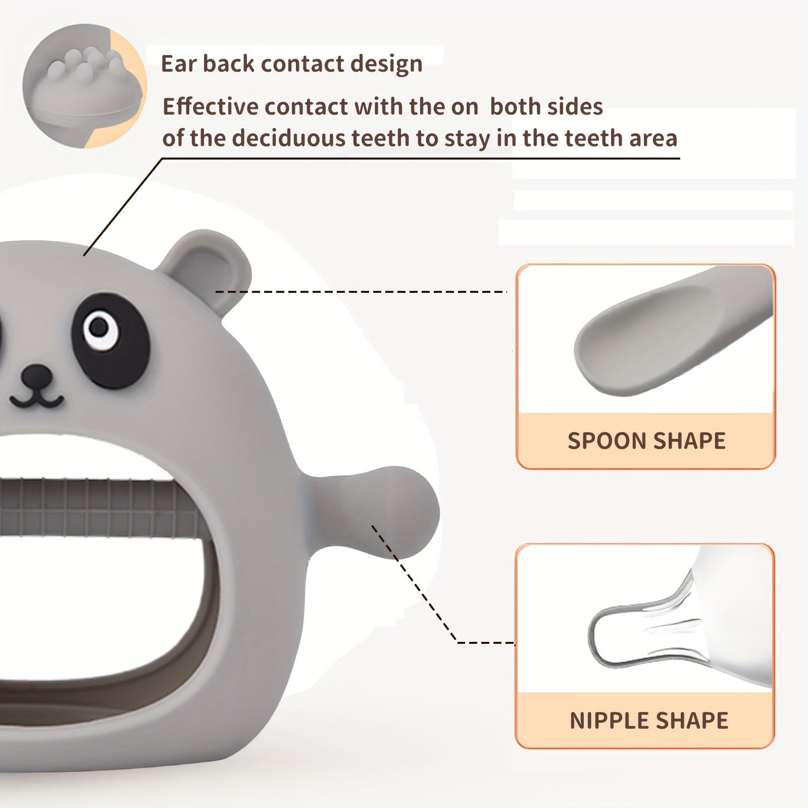 Bybeleca Baby Hand Teethers Toys Teething Toys 0-18 Months Sucking Needs