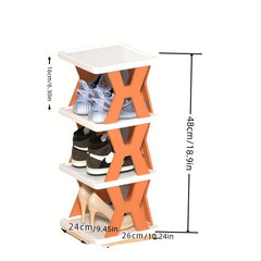 Outdoor Camping Creative Shoe Rack Folding Storage Rack