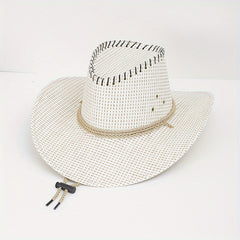 Western Cowboy Style Hat Sunshade Sunproof Knight Hat Topper